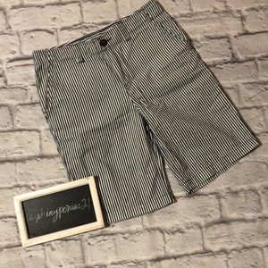 Lands’ End Seersucker Bermuda Shorts